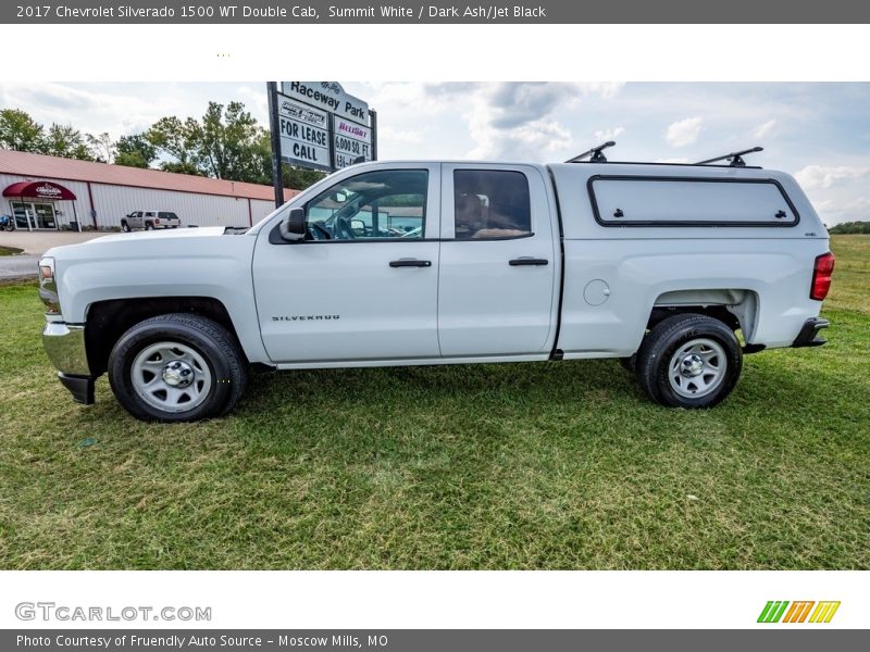 Summit White / Dark Ash/Jet Black 2017 Chevrolet Silverado 1500 WT Double Cab