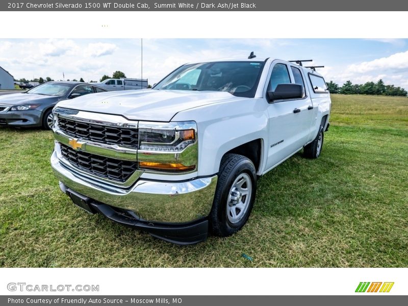 Summit White / Dark Ash/Jet Black 2017 Chevrolet Silverado 1500 WT Double Cab