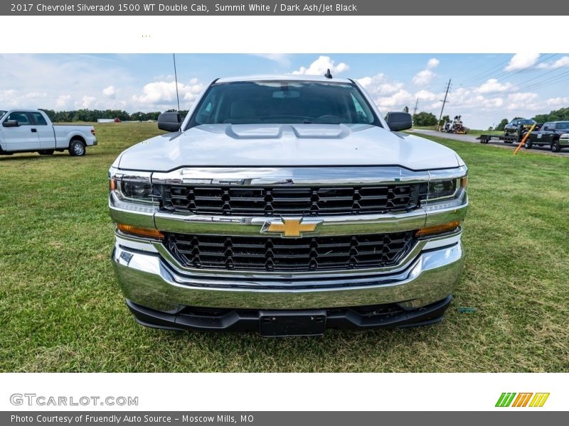 Summit White / Dark Ash/Jet Black 2017 Chevrolet Silverado 1500 WT Double Cab