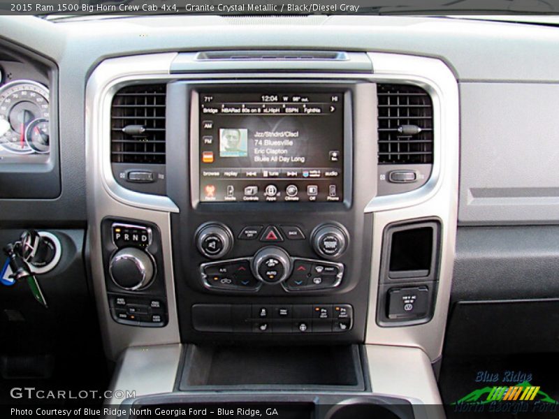 Controls of 2015 1500 Big Horn Crew Cab 4x4