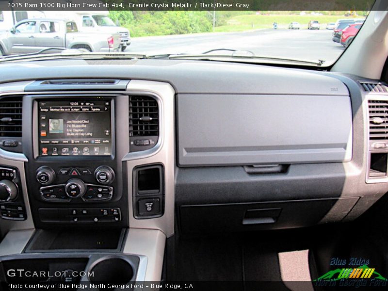 Dashboard of 2015 1500 Big Horn Crew Cab 4x4