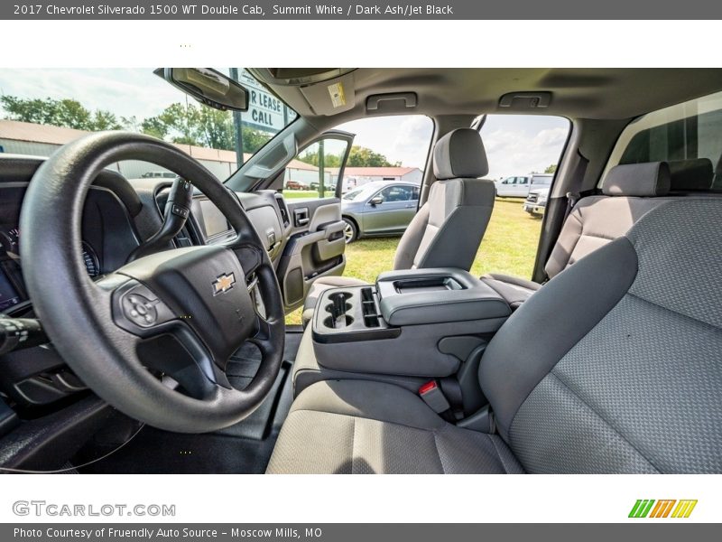 Summit White / Dark Ash/Jet Black 2017 Chevrolet Silverado 1500 WT Double Cab