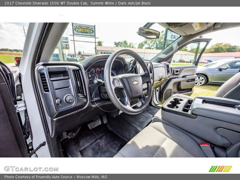 Summit White / Dark Ash/Jet Black 2017 Chevrolet Silverado 1500 WT Double Cab