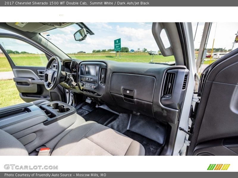 Summit White / Dark Ash/Jet Black 2017 Chevrolet Silverado 1500 WT Double Cab