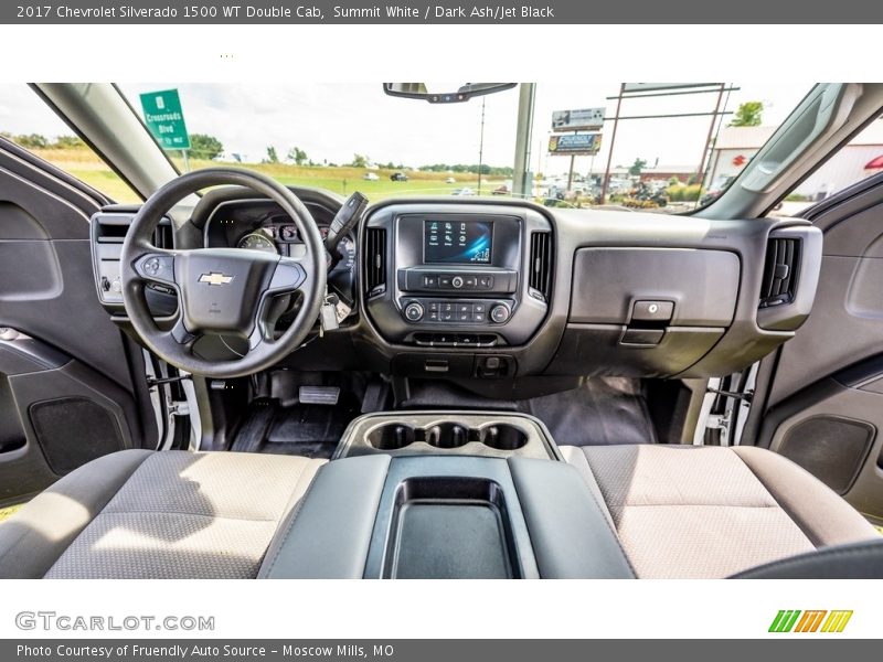 Summit White / Dark Ash/Jet Black 2017 Chevrolet Silverado 1500 WT Double Cab