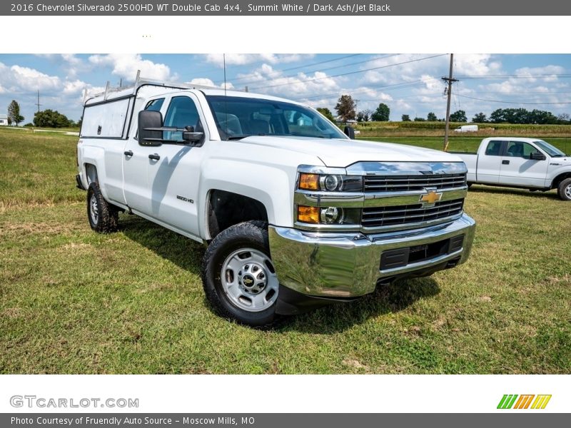 Summit White / Dark Ash/Jet Black 2016 Chevrolet Silverado 2500HD WT Double Cab 4x4
