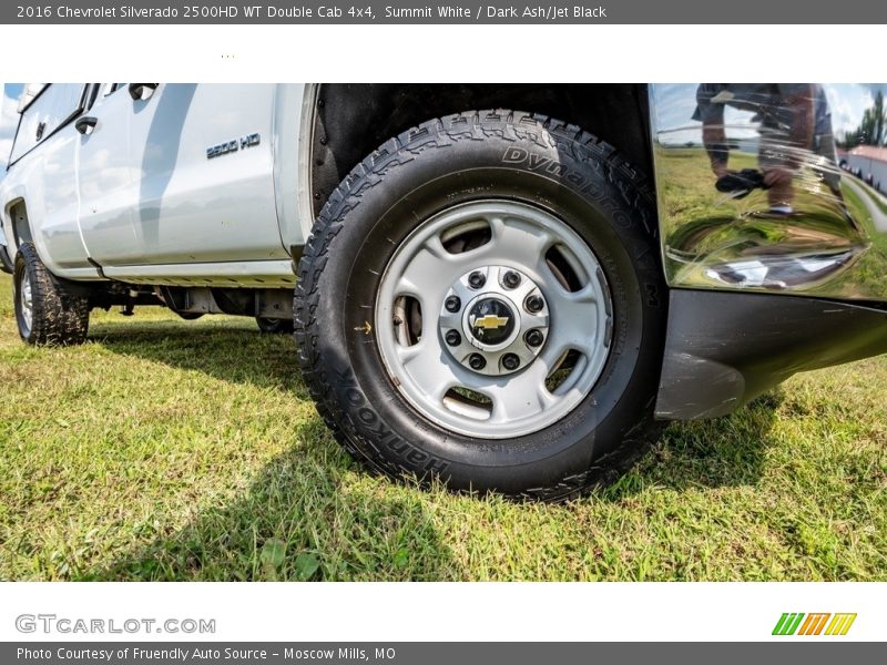 Summit White / Dark Ash/Jet Black 2016 Chevrolet Silverado 2500HD WT Double Cab 4x4