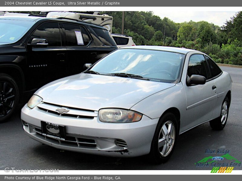 Ultra Silver Metallic / Graphite 2004 Chevrolet Cavalier LS Coupe
