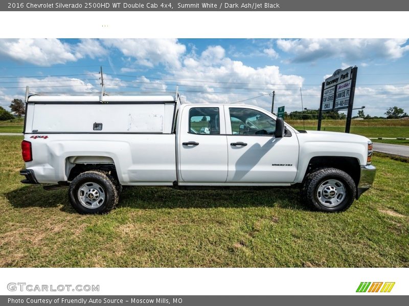 Summit White / Dark Ash/Jet Black 2016 Chevrolet Silverado 2500HD WT Double Cab 4x4