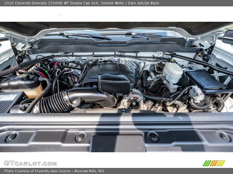 Summit White / Dark Ash/Jet Black 2016 Chevrolet Silverado 2500HD WT Double Cab 4x4