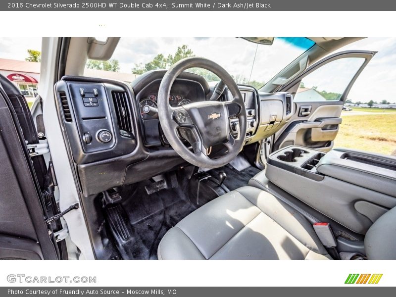 Summit White / Dark Ash/Jet Black 2016 Chevrolet Silverado 2500HD WT Double Cab 4x4