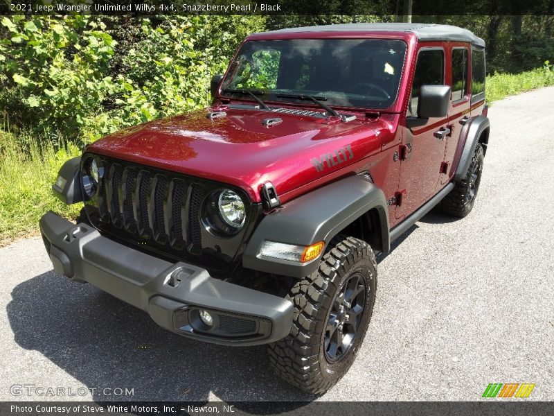 Snazzberry Pearl / Black 2021 Jeep Wrangler Unlimited Willys 4x4