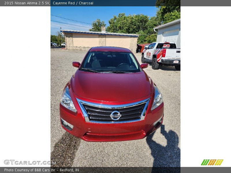 Cayenne Red / Charcoal 2015 Nissan Altima 2.5 SV