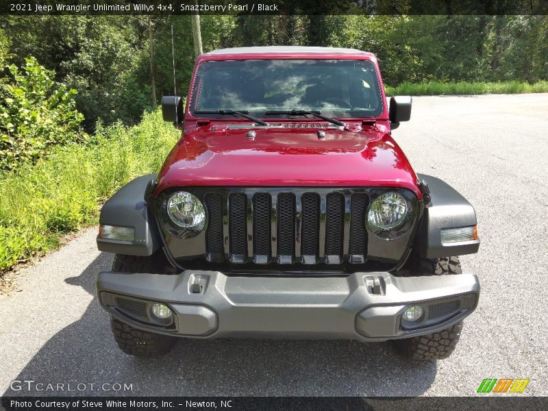 Snazzberry Pearl / Black 2021 Jeep Wrangler Unlimited Willys 4x4