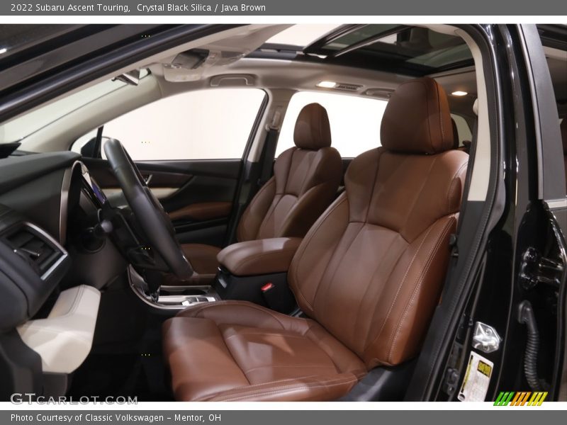 Crystal Black Silica / Java Brown 2022 Subaru Ascent Touring