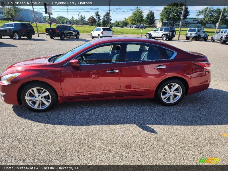 Cayenne Red / Charcoal 2015 Nissan Altima 2.5 SV