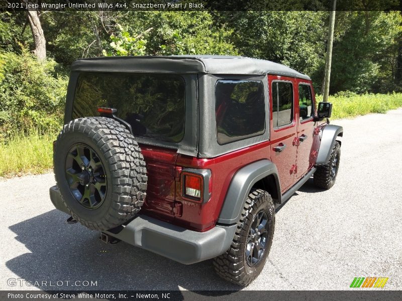 Snazzberry Pearl / Black 2021 Jeep Wrangler Unlimited Willys 4x4