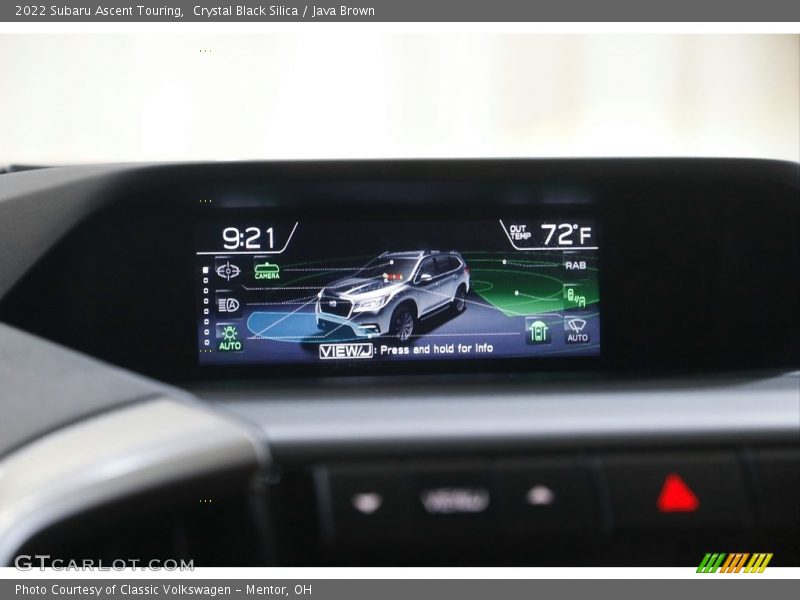 Crystal Black Silica / Java Brown 2022 Subaru Ascent Touring