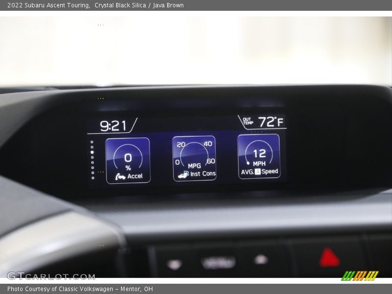 Crystal Black Silica / Java Brown 2022 Subaru Ascent Touring