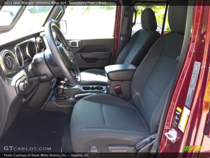 Snazzberry Pearl / Black 2021 Jeep Wrangler Unlimited Willys 4x4