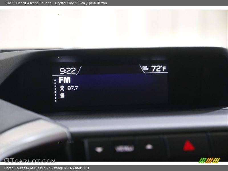 Crystal Black Silica / Java Brown 2022 Subaru Ascent Touring