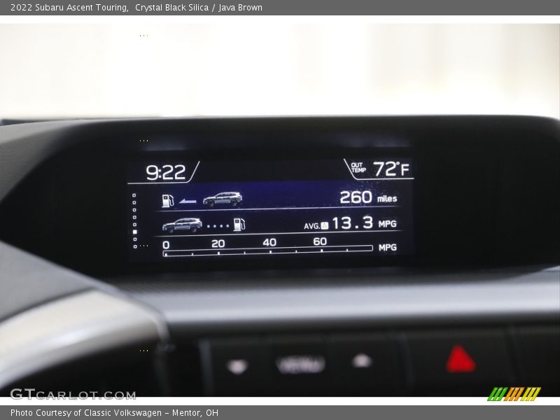 Crystal Black Silica / Java Brown 2022 Subaru Ascent Touring