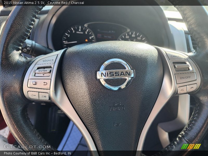 Cayenne Red / Charcoal 2015 Nissan Altima 2.5 SV