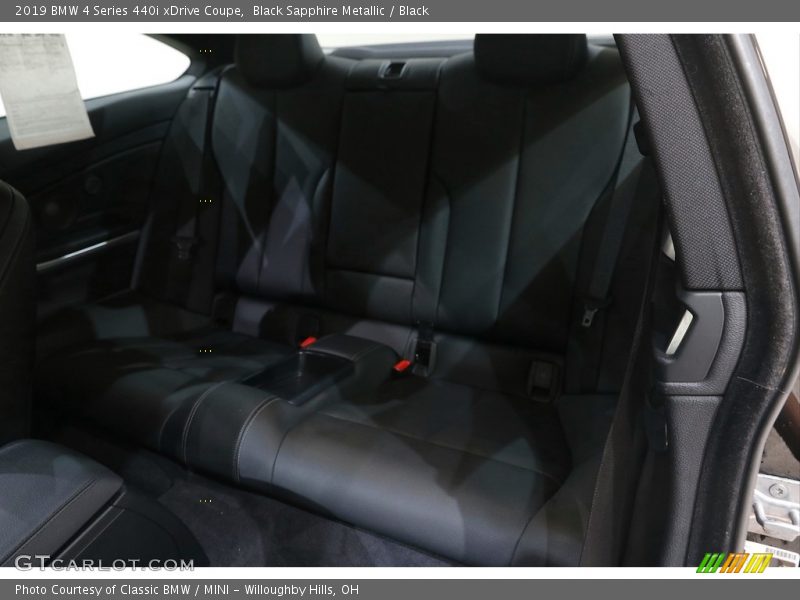 Rear Seat of 2019 4 Series 440i xDrive Coupe