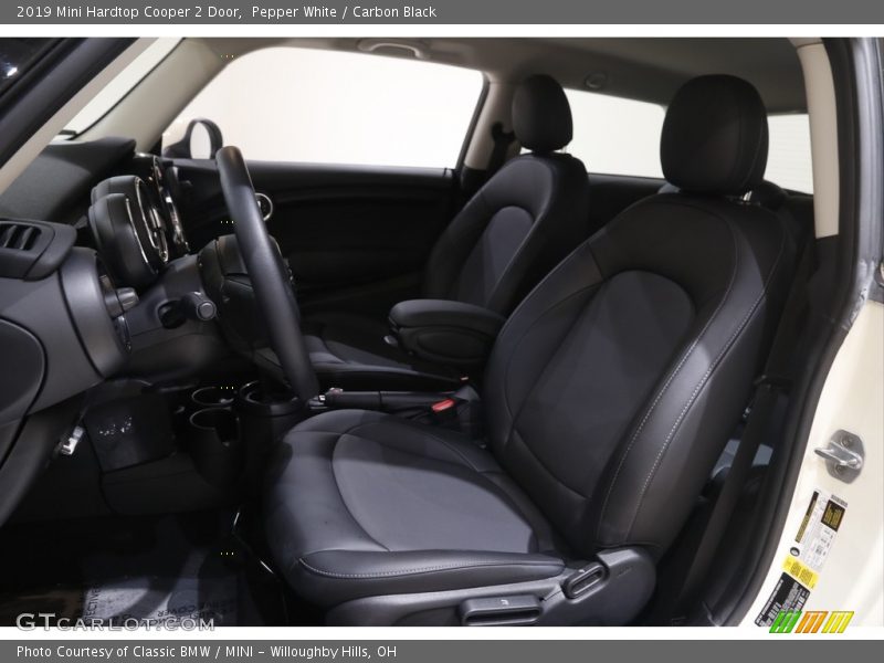 Pepper White / Carbon Black 2019 Mini Hardtop Cooper 2 Door