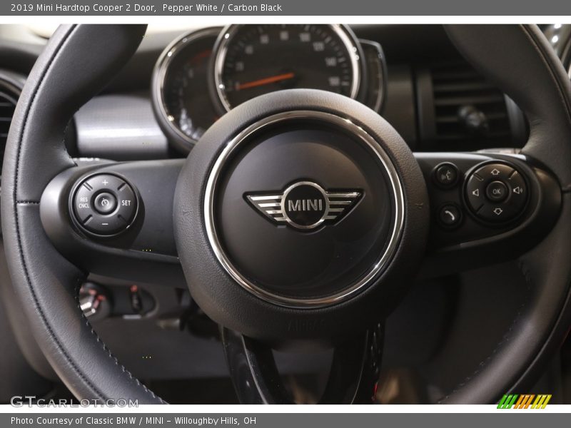 Pepper White / Carbon Black 2019 Mini Hardtop Cooper 2 Door