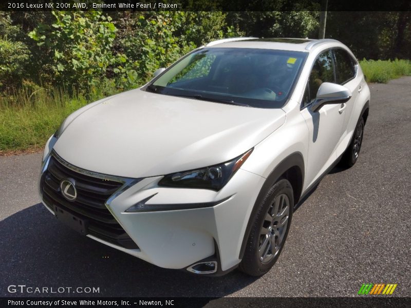 Eminent White Pearl / Flaxen 2016 Lexus NX 200t AWD