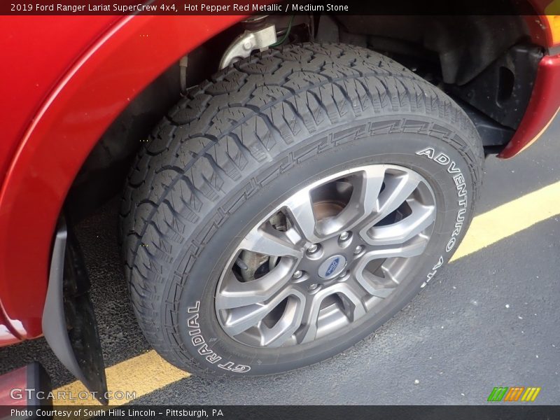 Hot Pepper Red Metallic / Medium Stone 2019 Ford Ranger Lariat SuperCrew 4x4