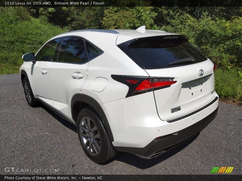 Eminent White Pearl / Flaxen 2016 Lexus NX 200t AWD