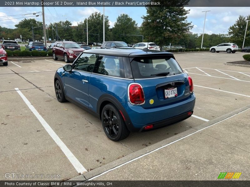 Island Blue Metallic / Black Pearl/Carbon Black 2023 Mini Hardtop Cooper SE 2 Door