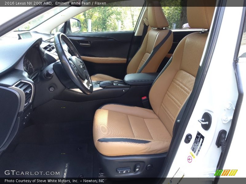 Front Seat of 2016 NX 200t AWD