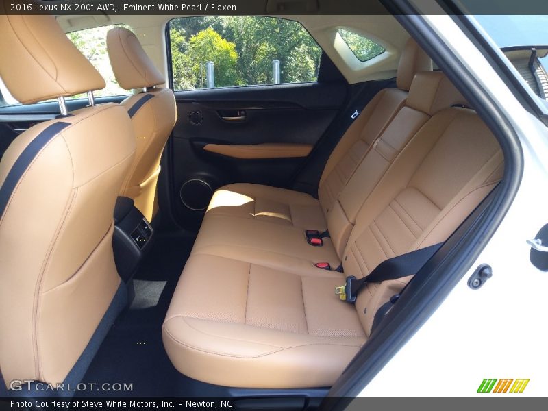 Rear Seat of 2016 NX 200t AWD