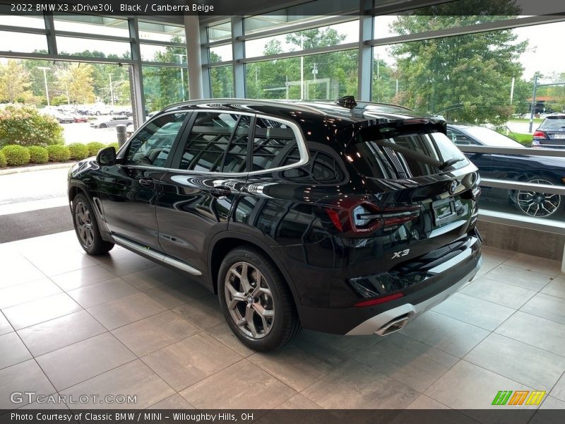 Black / Canberra Beige 2022 BMW X3 xDrive30i