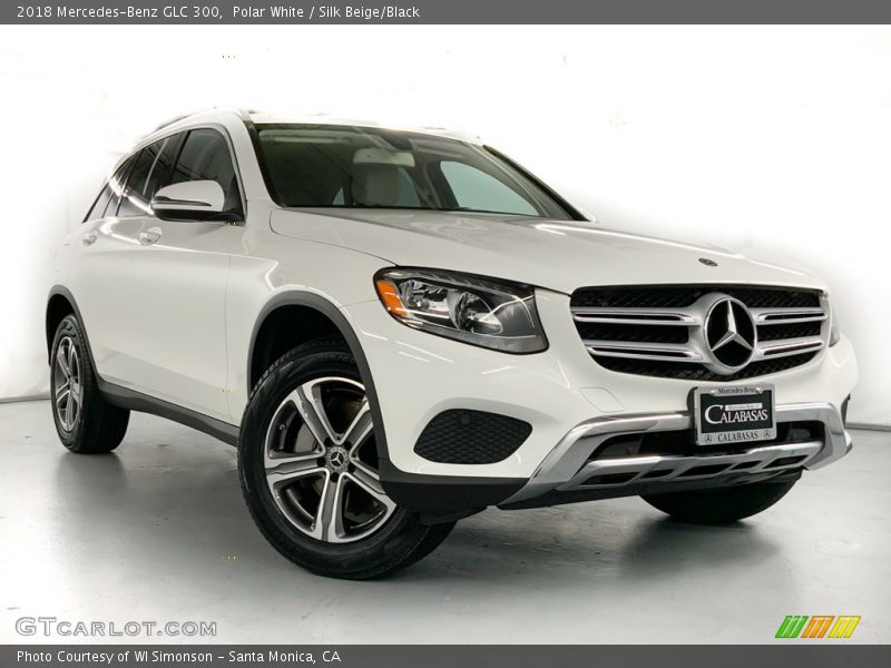 Polar White / Silk Beige/Black 2018 Mercedes-Benz GLC 300