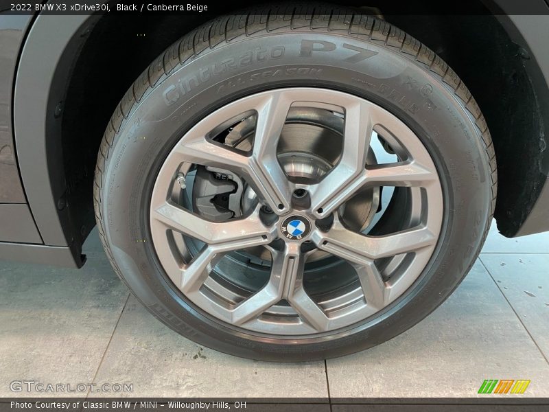 Black / Canberra Beige 2022 BMW X3 xDrive30i