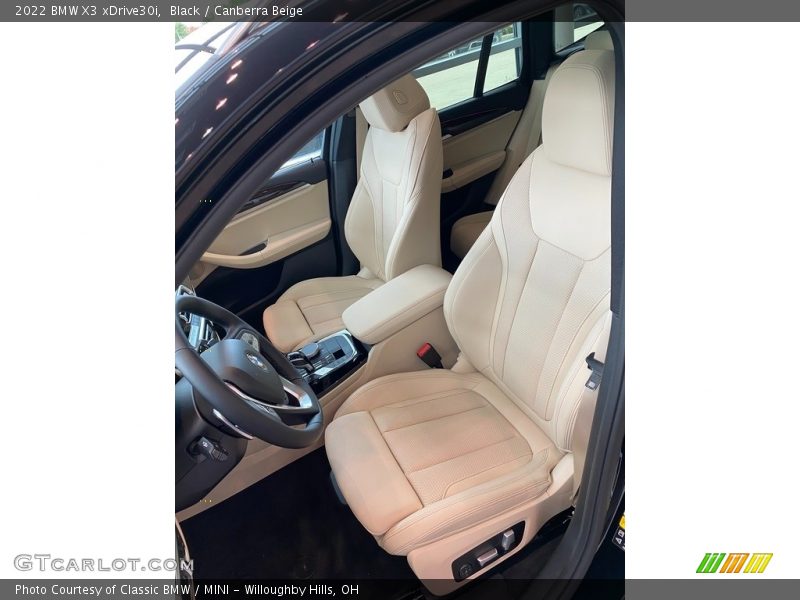 Black / Canberra Beige 2022 BMW X3 xDrive30i