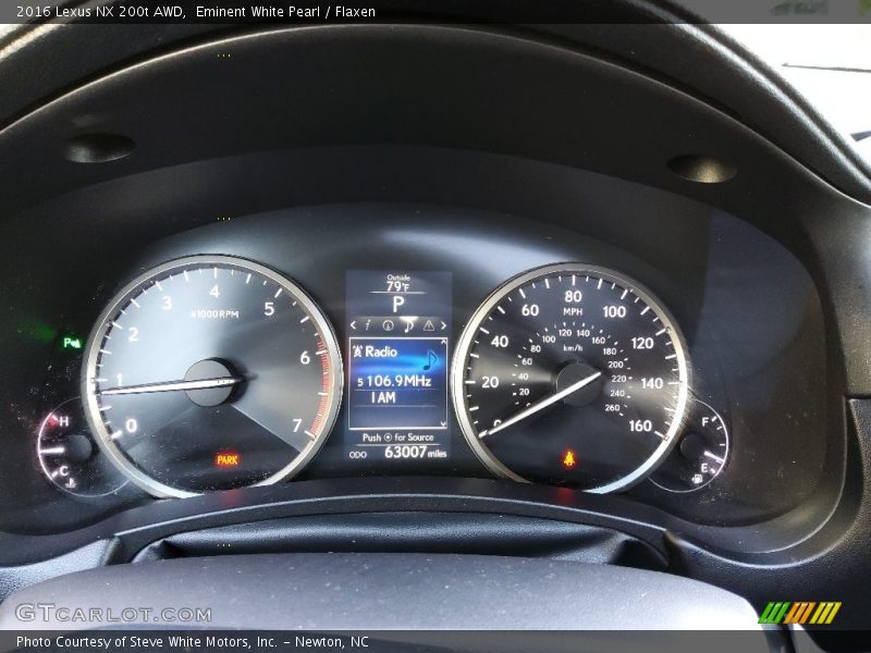  2016 NX 200t AWD 200t AWD Gauges