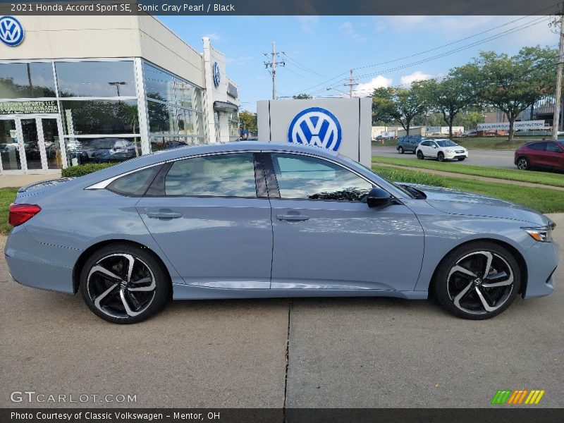 Sonic Gray Pearl / Black 2021 Honda Accord Sport SE