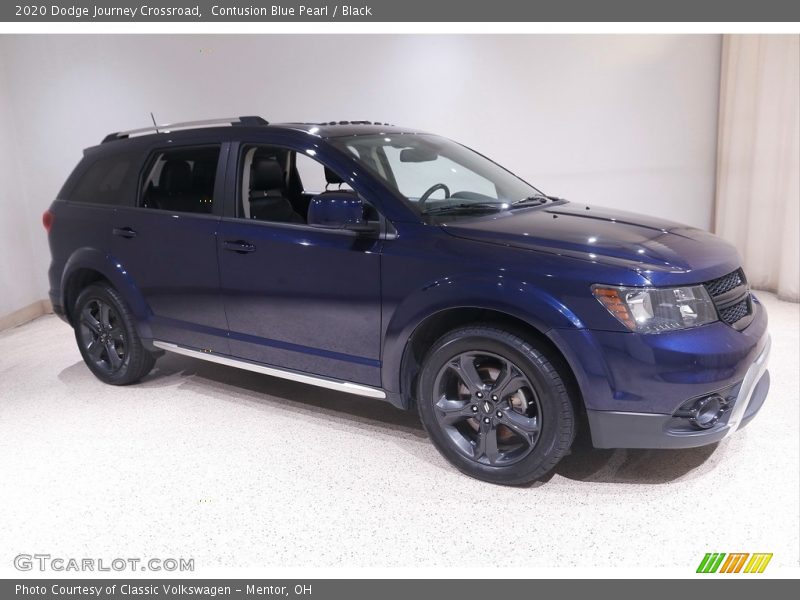 Contusion Blue Pearl / Black 2020 Dodge Journey Crossroad