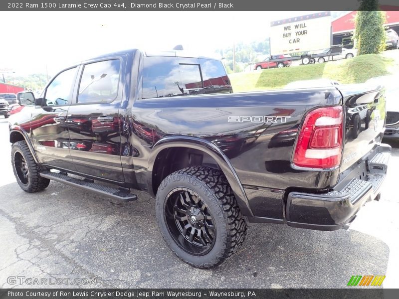 Diamond Black Crystal Pearl / Black 2022 Ram 1500 Laramie Crew Cab 4x4