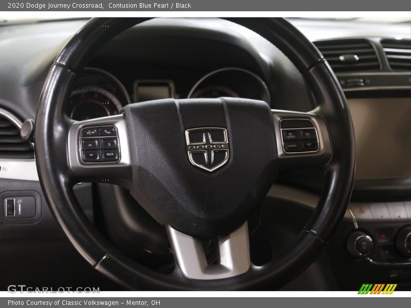Contusion Blue Pearl / Black 2020 Dodge Journey Crossroad