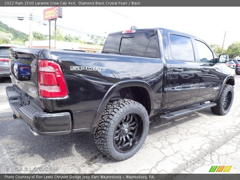 Diamond Black Crystal Pearl / Black 2022 Ram 1500 Laramie Crew Cab 4x4