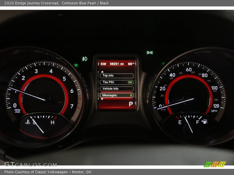 Contusion Blue Pearl / Black 2020 Dodge Journey Crossroad
