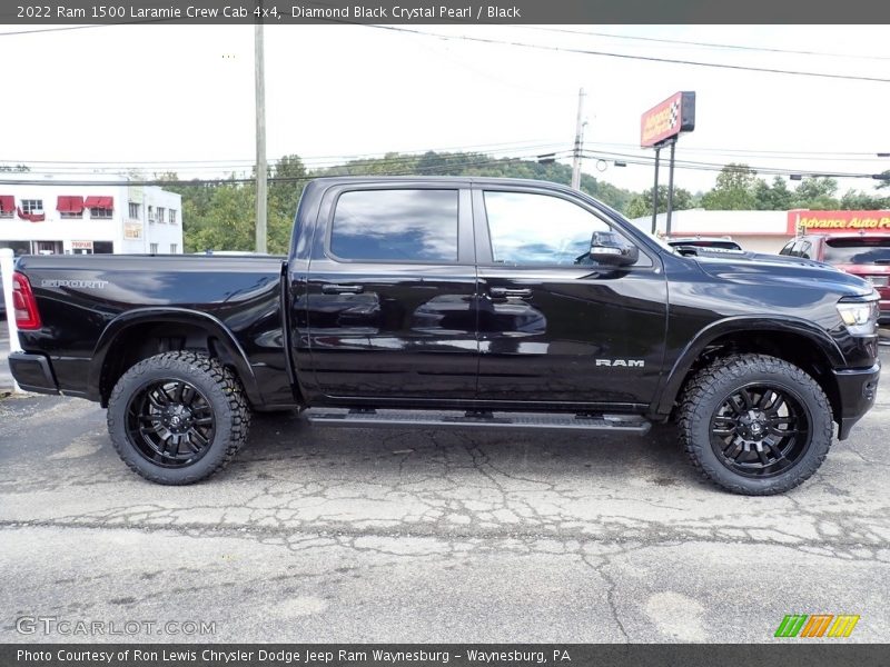 Diamond Black Crystal Pearl / Black 2022 Ram 1500 Laramie Crew Cab 4x4