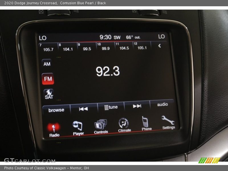 Contusion Blue Pearl / Black 2020 Dodge Journey Crossroad