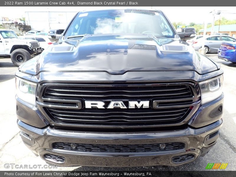 Diamond Black Crystal Pearl / Black 2022 Ram 1500 Laramie Crew Cab 4x4